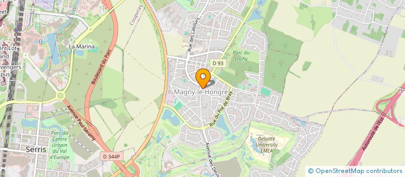 localisation de l'entreprise JAM JENNIFER à MAGNY-LE-HONGRE