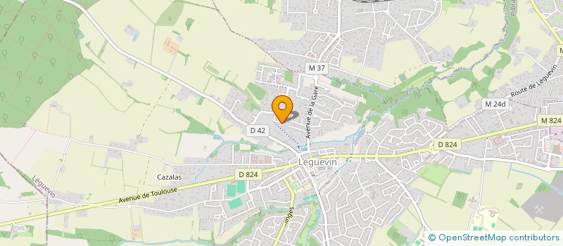 localisation de l'entreprise JAM LOCATION  LEGUEVIN