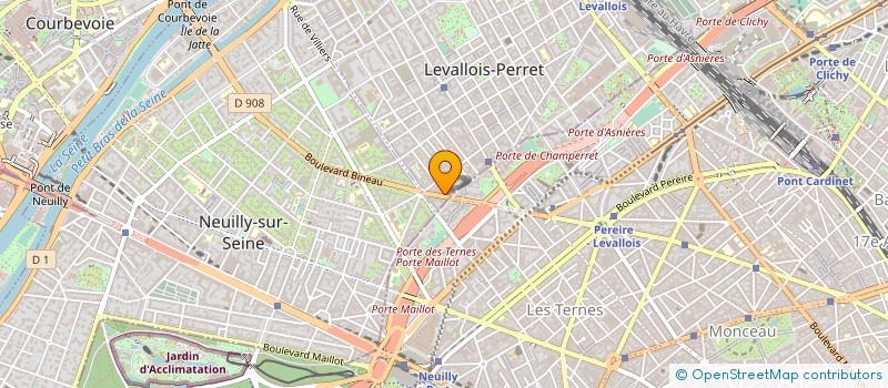 localisation de l'entreprise JAM PRESTATIONS à LEVALLOIS-PERRET