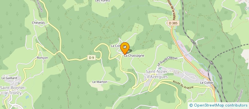 localisation de l'entreprise JAM'S  SAINT-NIZIER-D'AZERGUES