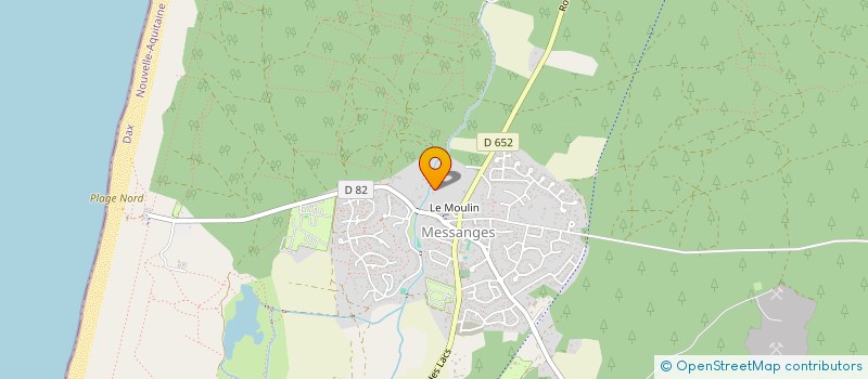 localisation de l'entreprise JAM'S (JEUNES ADOLESCENTS DE MESSANGES)  MESSANGES