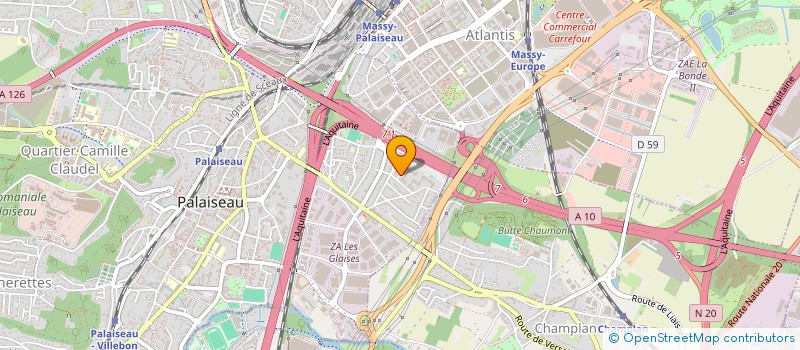 localisation de l'entreprise JAM'S SONO LIGHT EVENTS  PALAISEAU