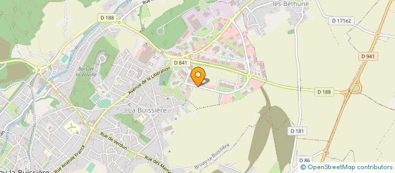 localisation de l'entreprise JAM SPORT à BRUAY-LA-BUISSIERE