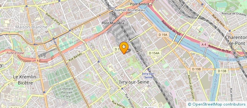 localisation de l'entreprise JAM STUDIO à IVRY-SUR-SEINE