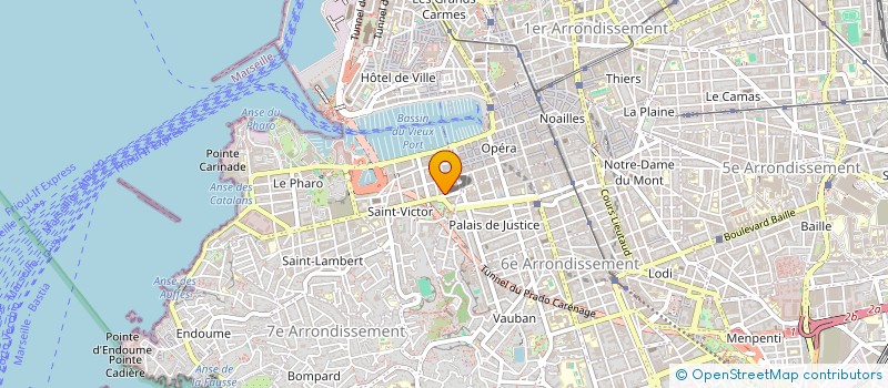 localisation de l'entreprise JAM TRANSPORTS  MARSEILLE