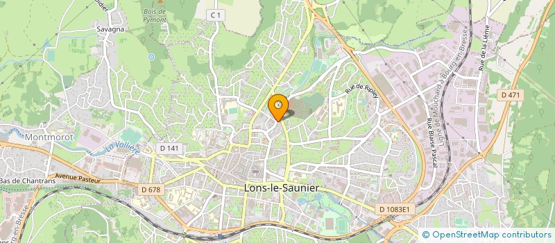 localisation de l'entreprise JAMA  LONS-LE-SAUNIER