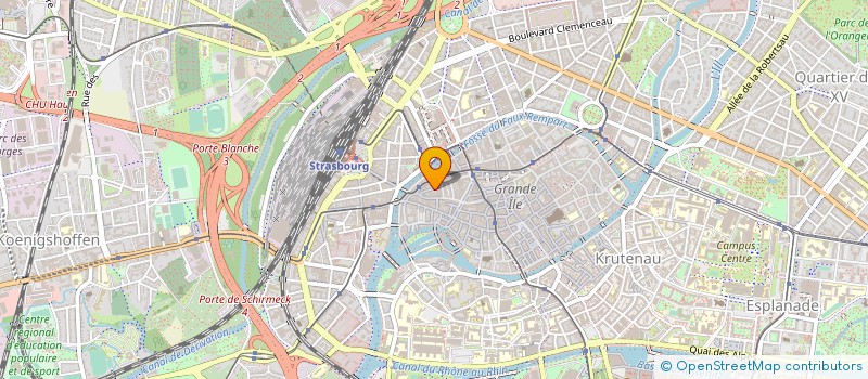 localisation de l'entreprise JAMA à STRASBOURG