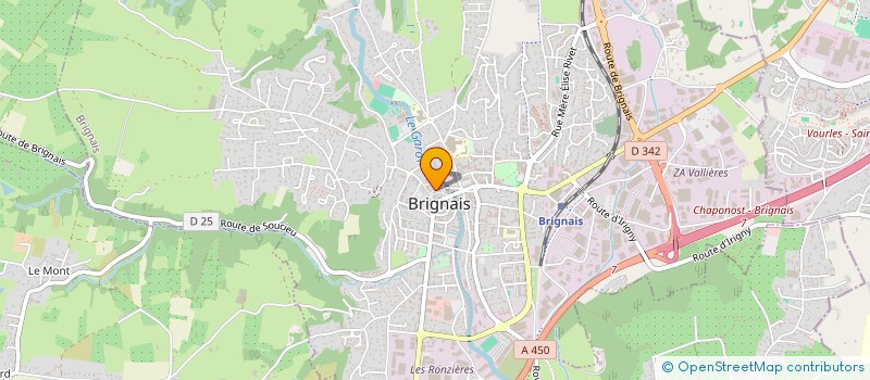localisation de l'entreprise JAMA à BRIGNAIS