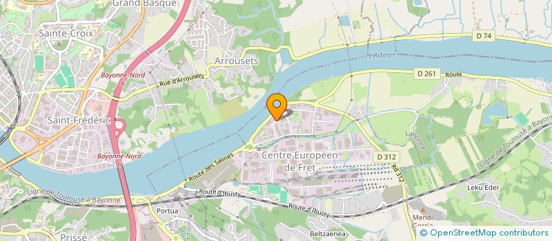 localisation de l'entreprise JAMA à BAYONNE