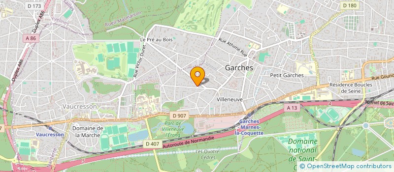 localisation de l'entreprise JAMA à GARCHES