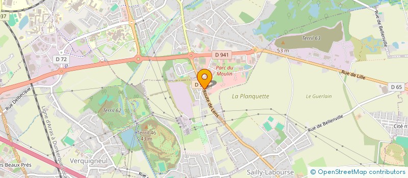 localisation de l'entreprise JAMA  BEUVRY