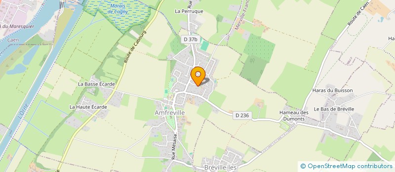 localisation de l'entreprise JAMA  AMFREVILLE