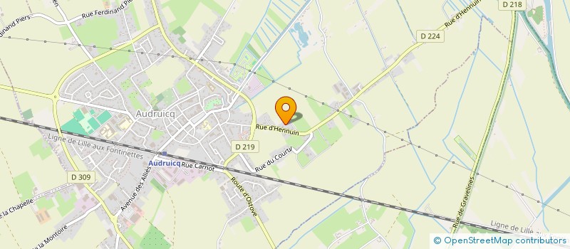localisation de l'entreprise JAMA  AUDRUICQ