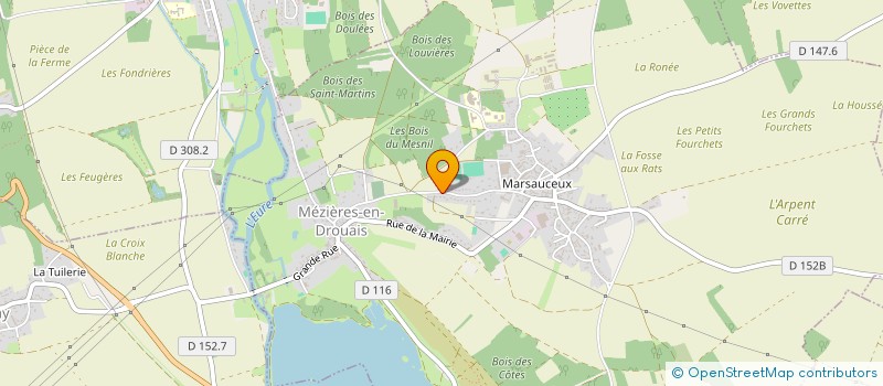 localisation de l'entreprise JAMA AMENAGEMENT à MEZIERES-EN-DROUAIS