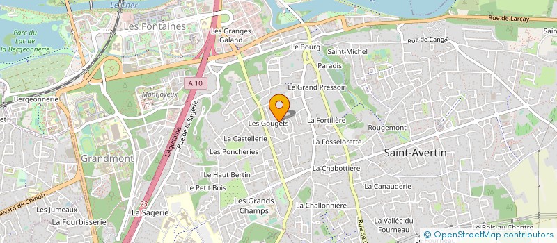 localisation de l'entreprise JAMA SCI  SAINT-AVERTIN