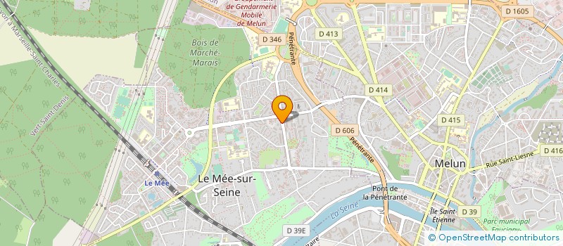 localisation de l'entreprise JAMADIS  LE MEE-SUR-SEINE