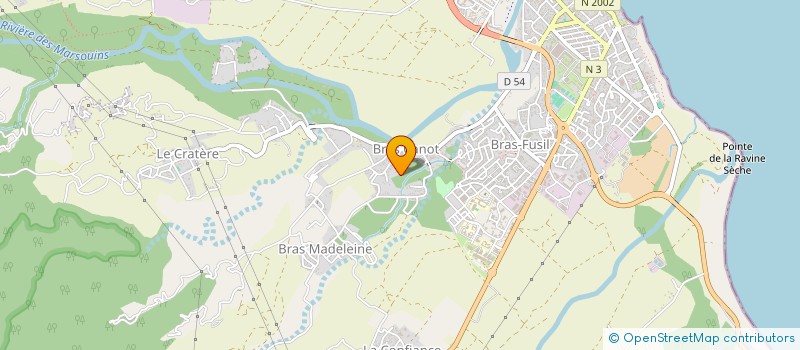 localisation de l'entreprise JAMAE  SAINT-BENOIT