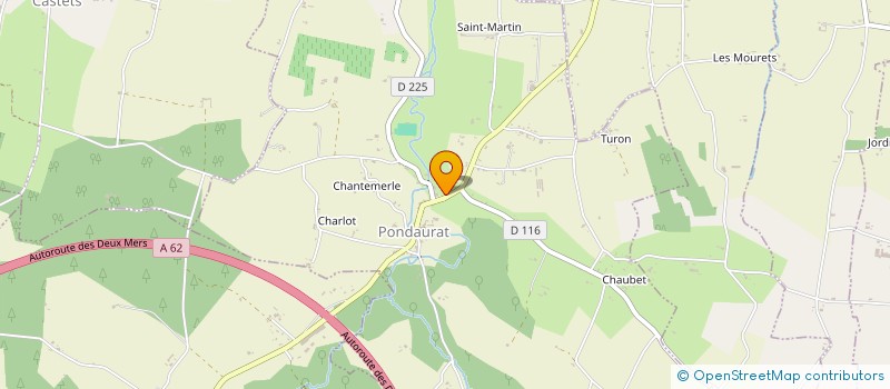 localisation de l'entreprise JAMAIN  PONDAURAT