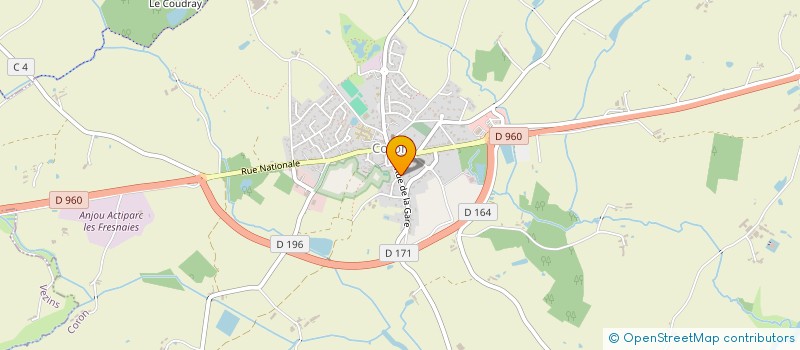 localisation de l'entreprise JAMAIN TRANSPORT EXPRESS  CORON