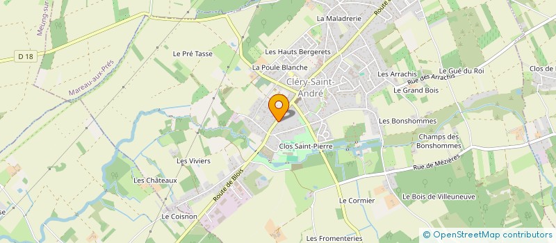 localisation de l'entreprise JAMAIS 2 CENT 5 à CLERY-SAINT-ANDRE