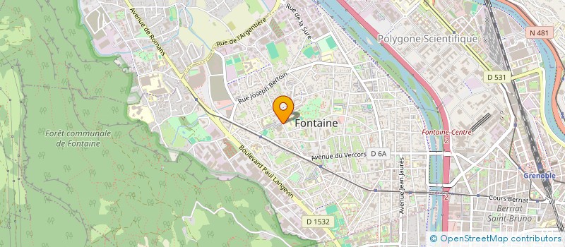 localisation de l'entreprise JAMAIS ASSEZ TOUJOURS TROP à FONTAINE