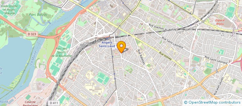 localisation de l'entreprise JAMAIS LE HASARD à ANGERS