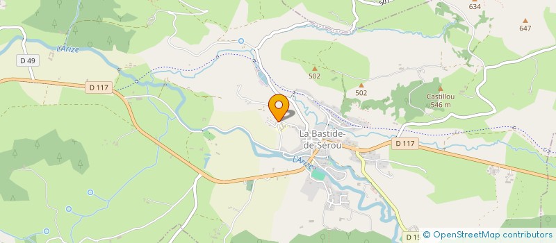 localisation de l'entreprise JAMAIS SANS MA VISSEUSE à LA BASTIDE-DE-SEROU