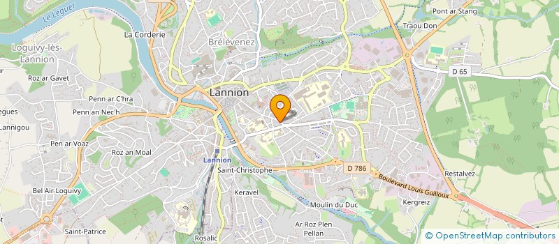 localisation de l'entreprise JAMAIS SANS TOIT EN TREGOR à LANNION