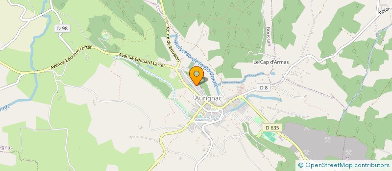 localisation de l'entreprise JAMAIS Y A MOYEN  AURIGNAC