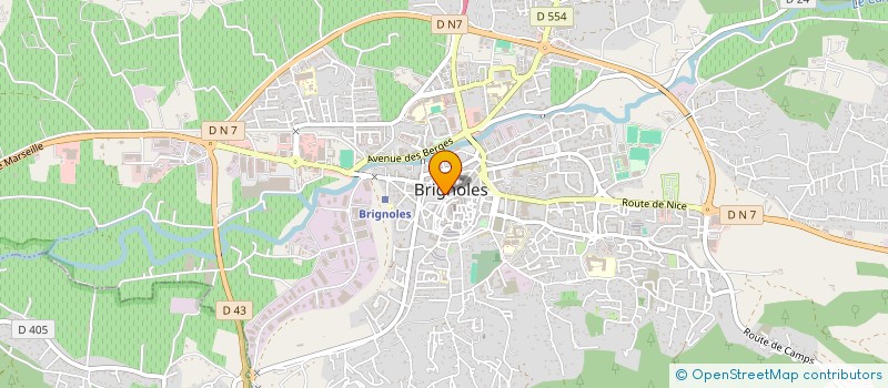 localisation de l'entreprise JAMAL ESPACES VERTS à BRIGNOLES