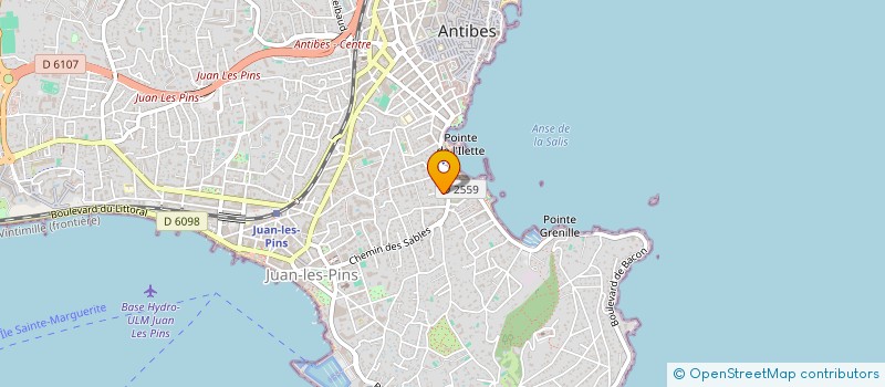 localisation de l'entreprise JAMALAU à ANTIBES