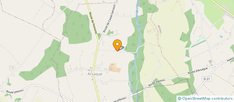 localisation de l'entreprise JAMALAUR  ARSAGUE