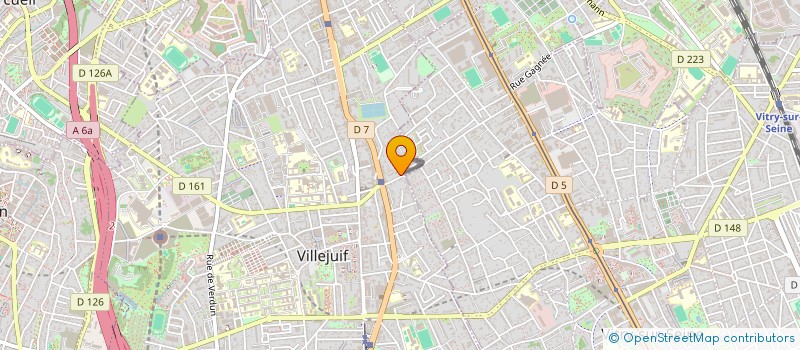 localisation de l'entreprise JAMALI à VILLEJUIF