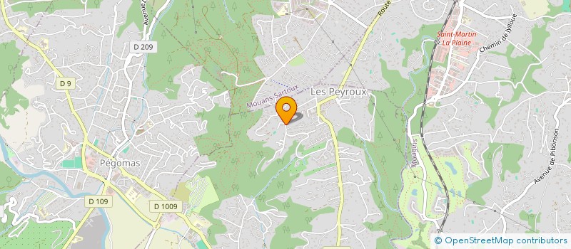 localisation de l'entreprise JAMAR à LA ROQUETTE-SUR-SIAGNE