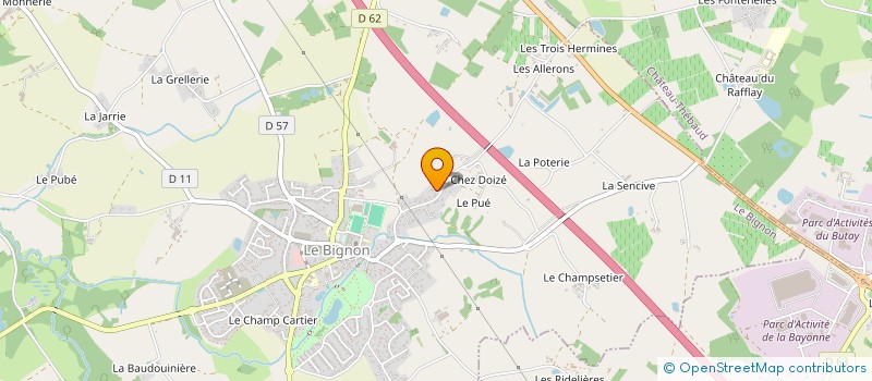 localisation de l'entreprise JAMAR  LE BIGNON