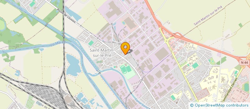 localisation de l'entreprise JAMARD à SAINT-MARTIN-SUR-LE-PRE