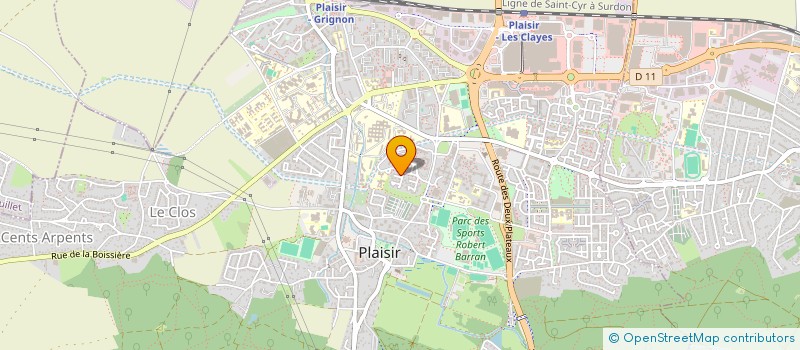 localisation de l'entreprise JAMARD & KERGOURLAY IMMOBILIER  PLAISIR