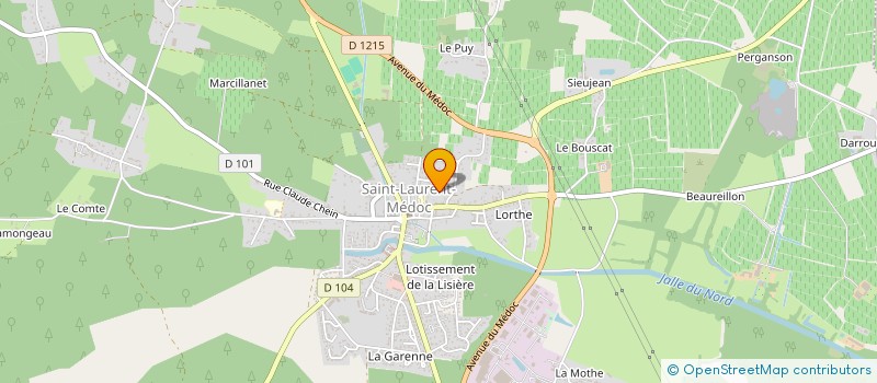 localisation de l'entreprise JAMAS  SAINT-LAURENT-MEDOC