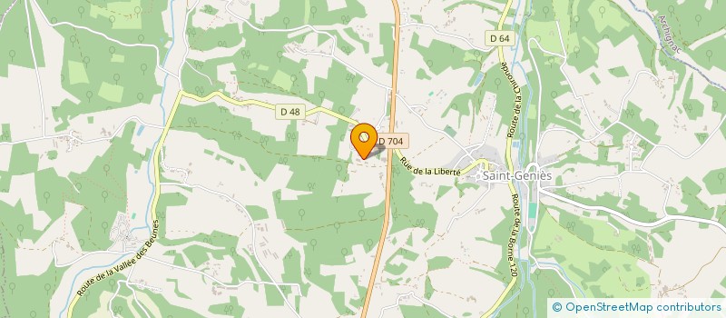 localisation de l'entreprise JAMAS  SAINT-GENIES