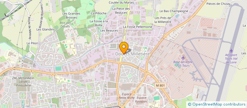 localisation de l'entreprise JAMASGA  TOURS