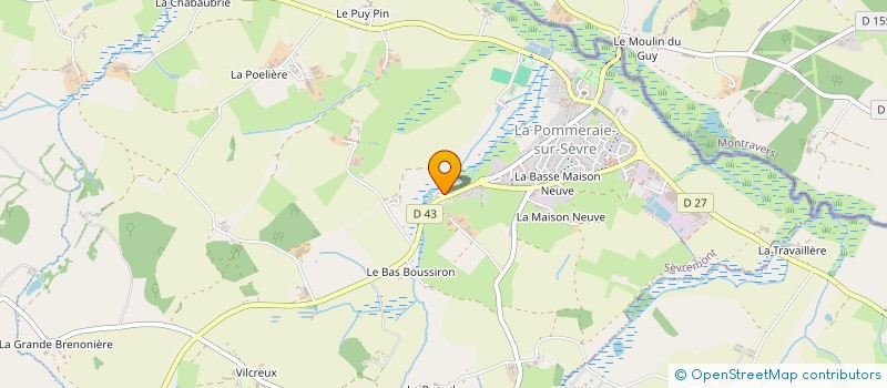 localisation de l'entreprise JAMASOU à SEVREMONT