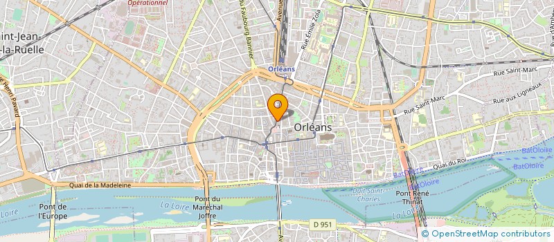 localisation de l'entreprise JAMAT à ORLEANS