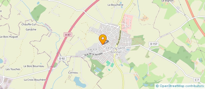 localisation de l'entreprise JAMATO à CHOLET