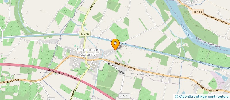 localisation de l'entreprise JAMAVAEL à SERIGNAC-SUR-GARONNE