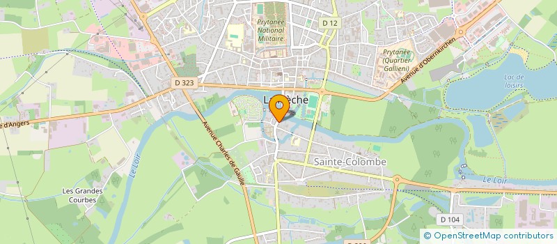 localisation de l'entreprise JAMAX  LA FLECHE