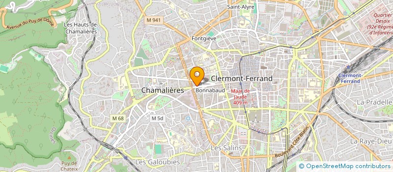 localisation de l'entreprise JAMAYA  CLERMONT-FERRAND