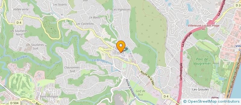 localisation de l'entreprise JAMBALA UNIK PEARL  BIOT