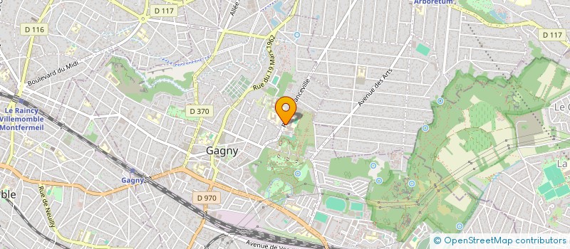 localisation de l'entreprise JAMBO IMMO à GAGNY