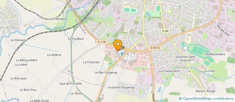 localisation de l'entreprise JAMBON BEURRE  VITRE