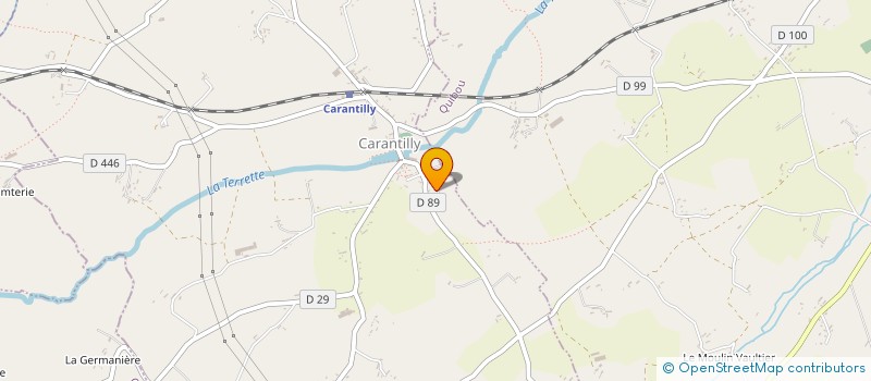 localisation de l'entreprise JAMBON NORMAND JOURDAN à CARANTILLY